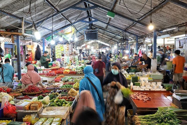 Denah Pasar Kalidoni